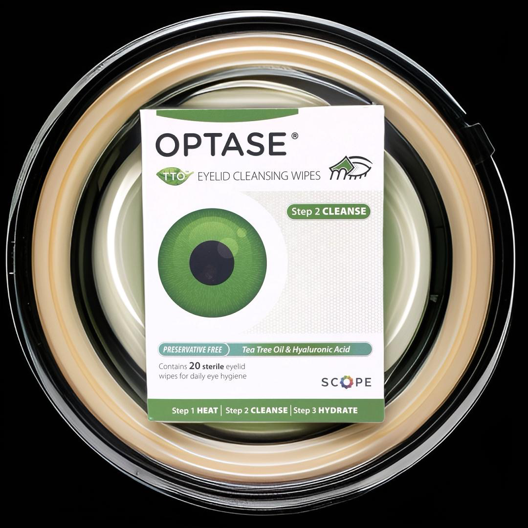 Toallitas para párpados Optase (20 toallitas) Árbol de té