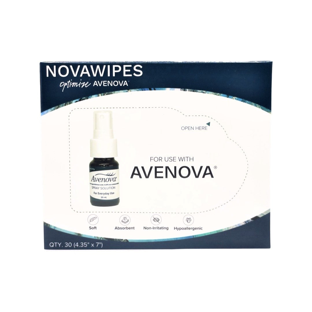 Almohadillas NovaWipes para usar con Avenova Spray