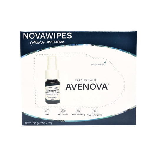 Almohadillas NovaWipes para usar con Avenova Spray