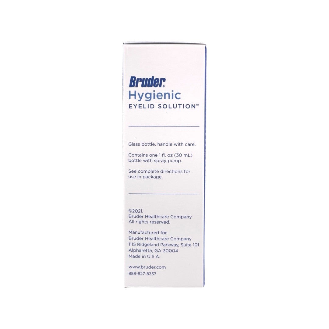 Solución higiénica hipoclorosa para párpados Bruder (frascos de 1 oz y 2 oz)