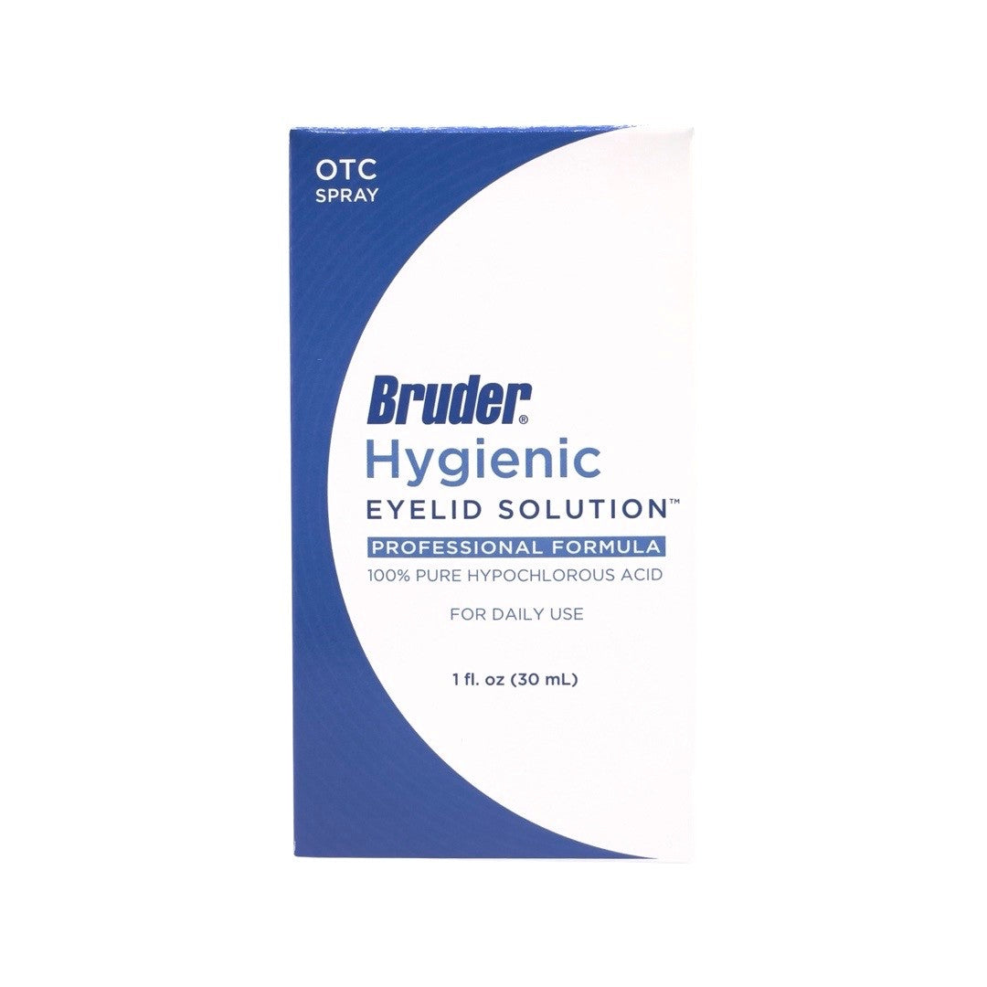 Solución higiénica hipoclorosa para párpados Bruder (frascos de 1 oz y 2 oz)