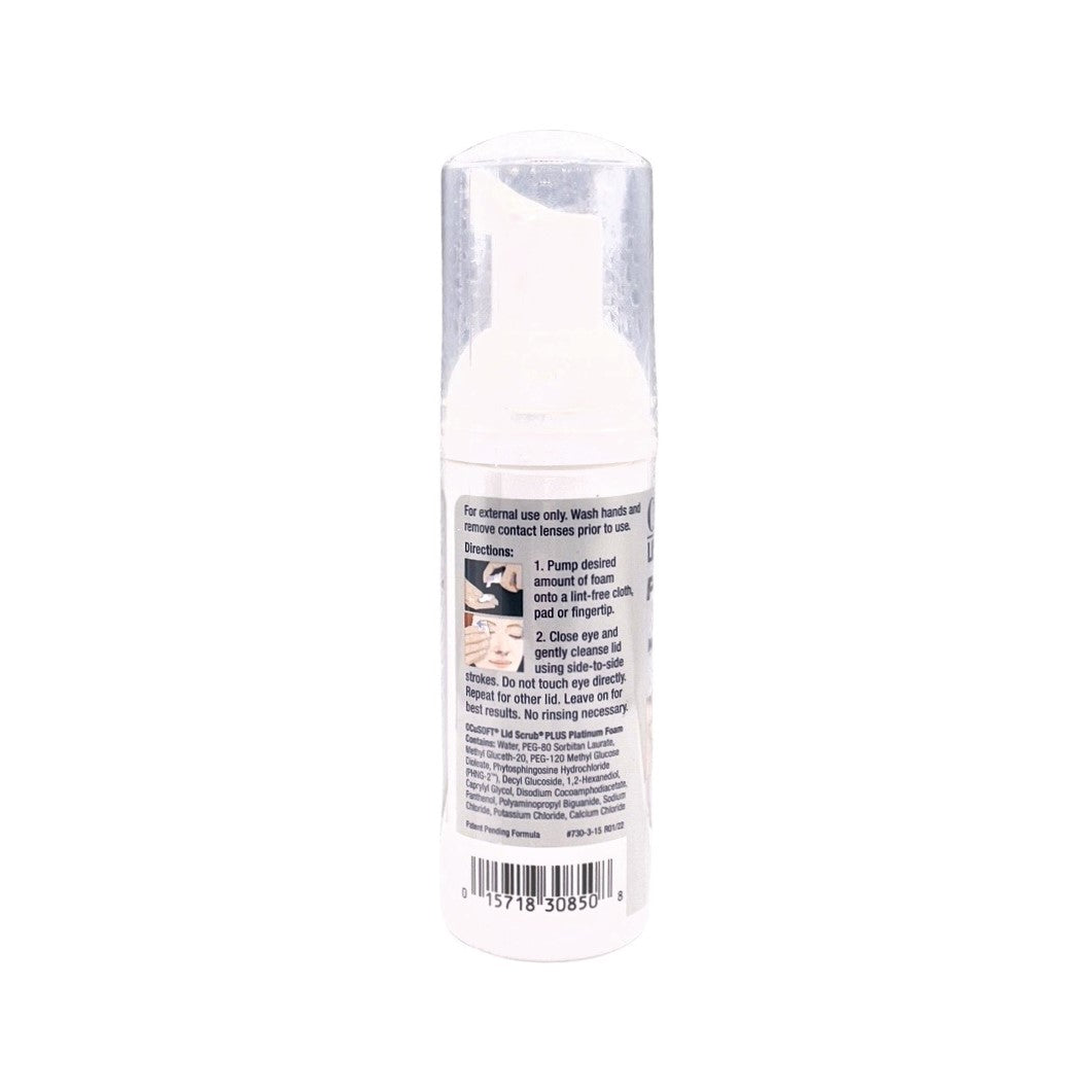 Espuma platino OCuSOFT Lid Scrub Plus 50 ml
