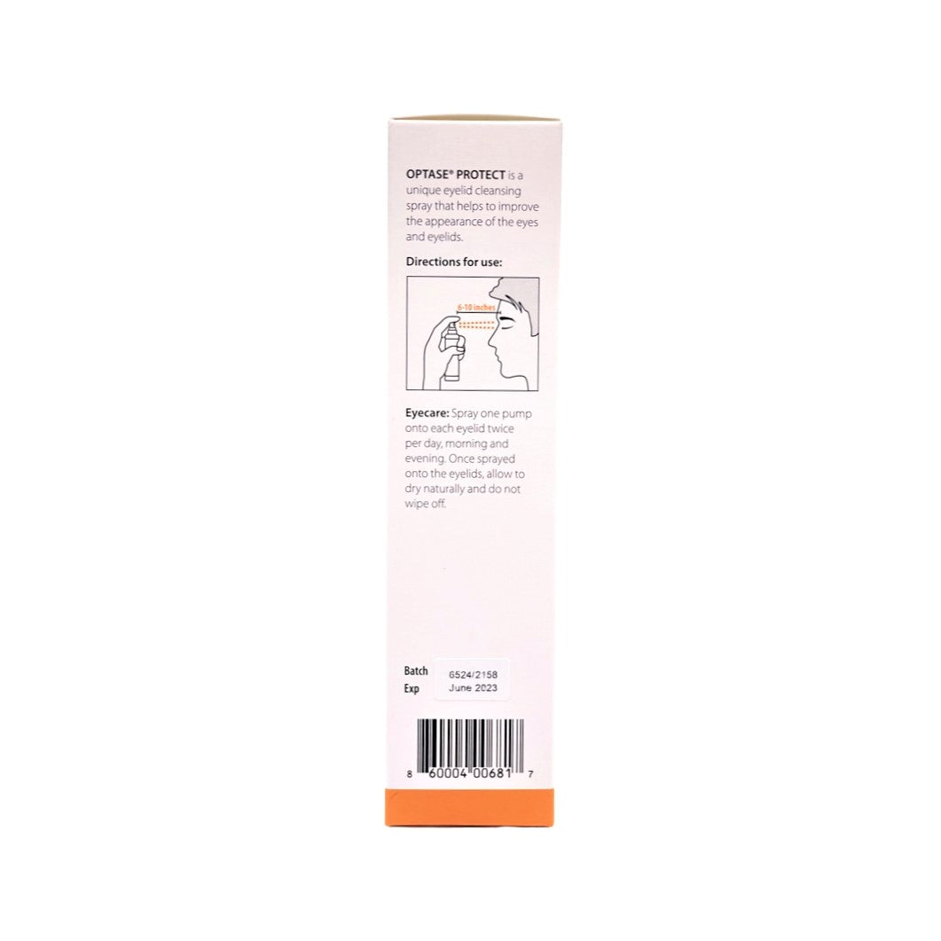 Optase PROTECT Eyelid Hypochlorous Cleansing Spray (100ml)