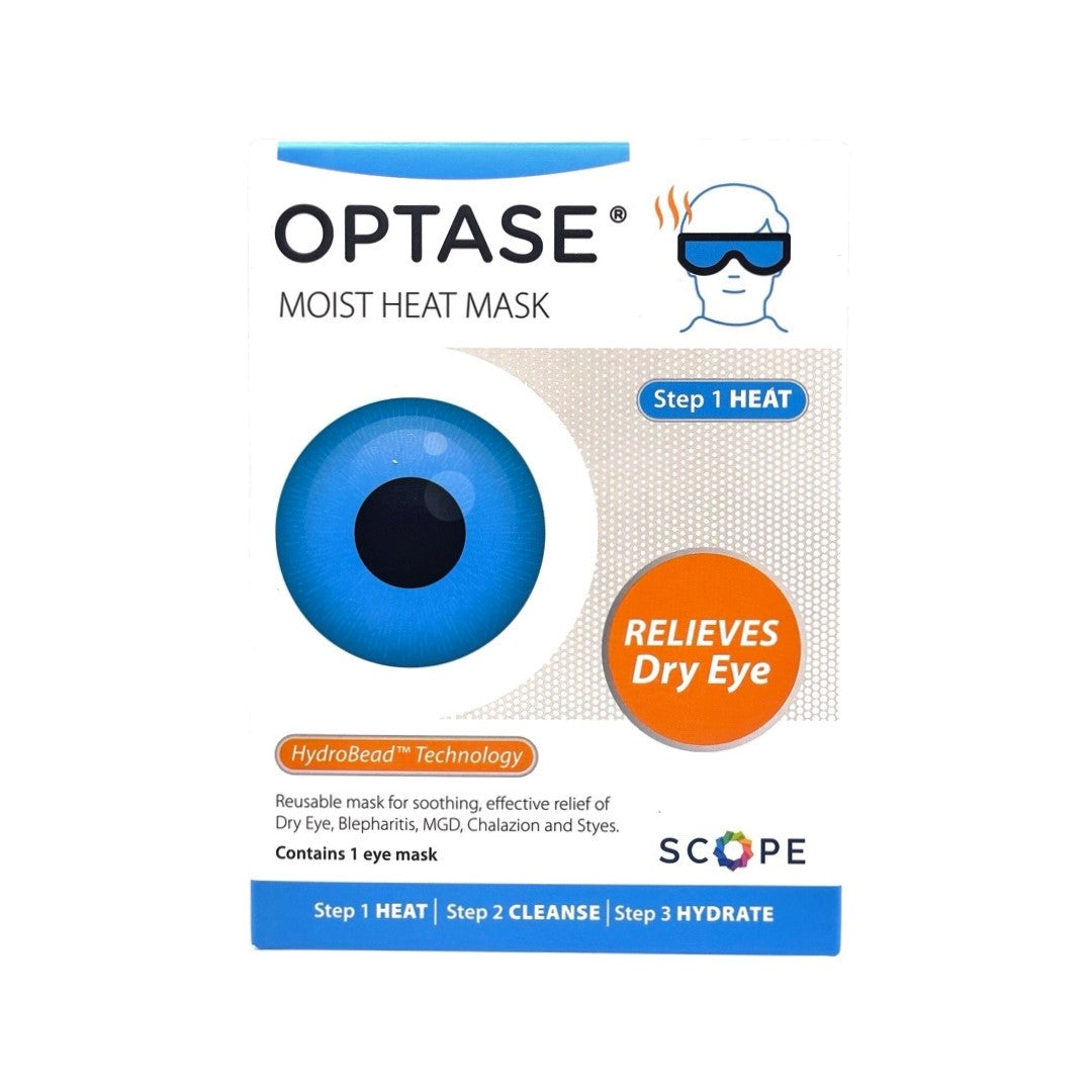 Optase - Moist Heat Dry Eye Mask, Microwavable