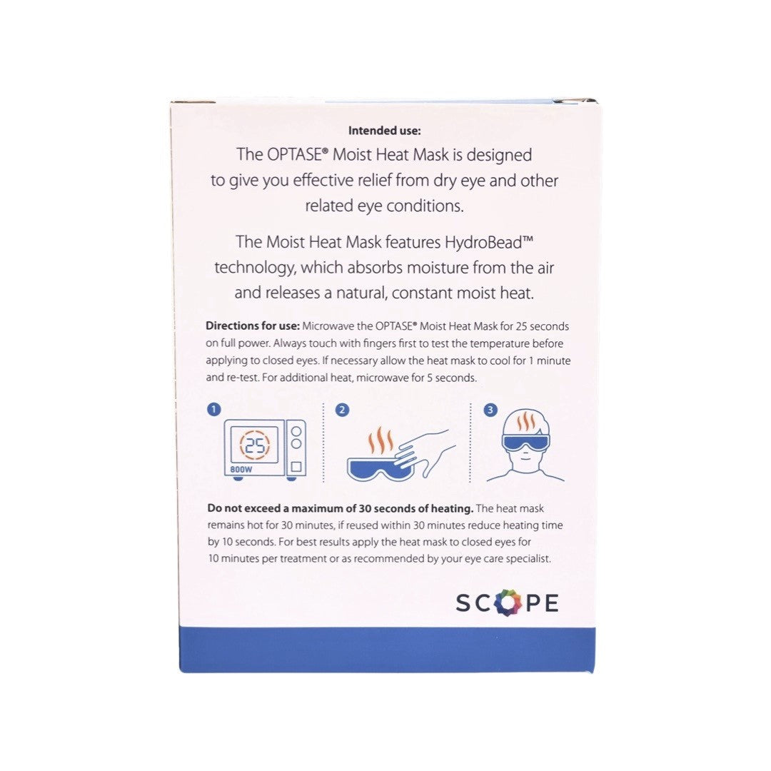 Optase - Moist Heat Dry Eye Mask, Microwavable