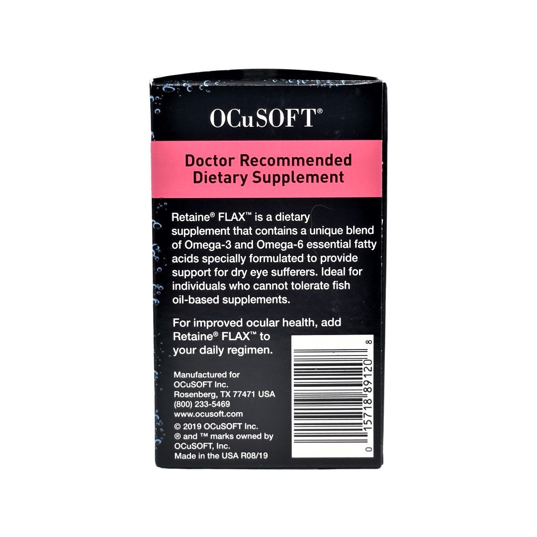 Retaine Flax Omega 3, 6 Dry Eye Supplement