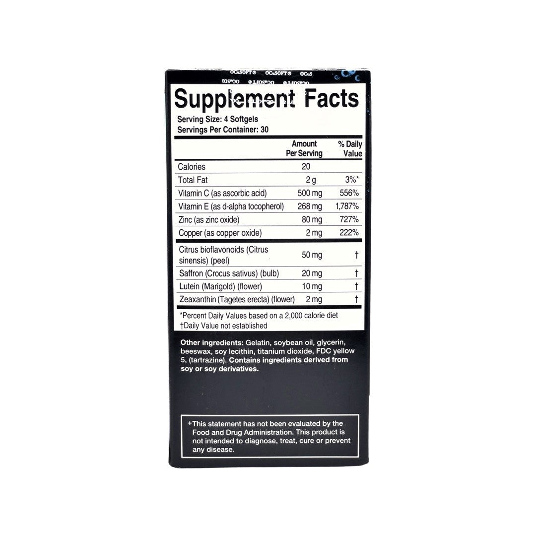 RETAINE VISION Supplements - 120 Softgel Capsules