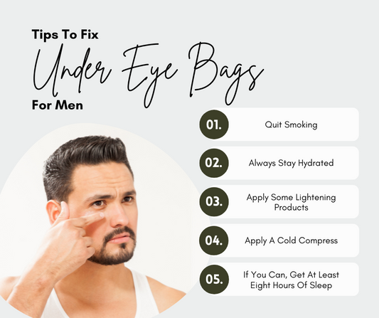 Tips to fix Under Eye Bags for Men