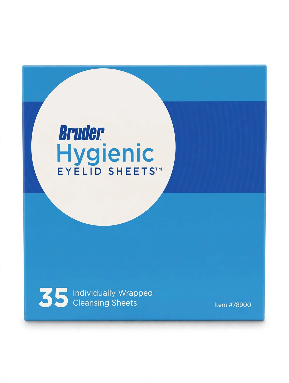 BRUDER Hygienic Eyelid Sheets. 35 Pack. use with Moist Heat Mask