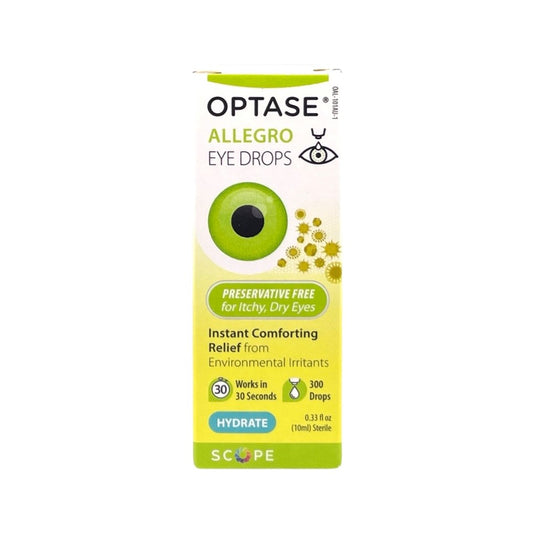 Optase Allegro Eye Drops for Allergies and Eye Itching Symptom Relief-Eye Drops for Dry Eyes
