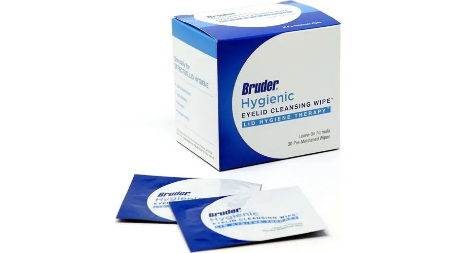 Bruder Hygienic Eyelid Cleansing Wipes - 30 Pre-Moistened Wipes