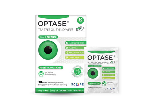 Optase Lid Wipes (30 wipes) Tea Tree