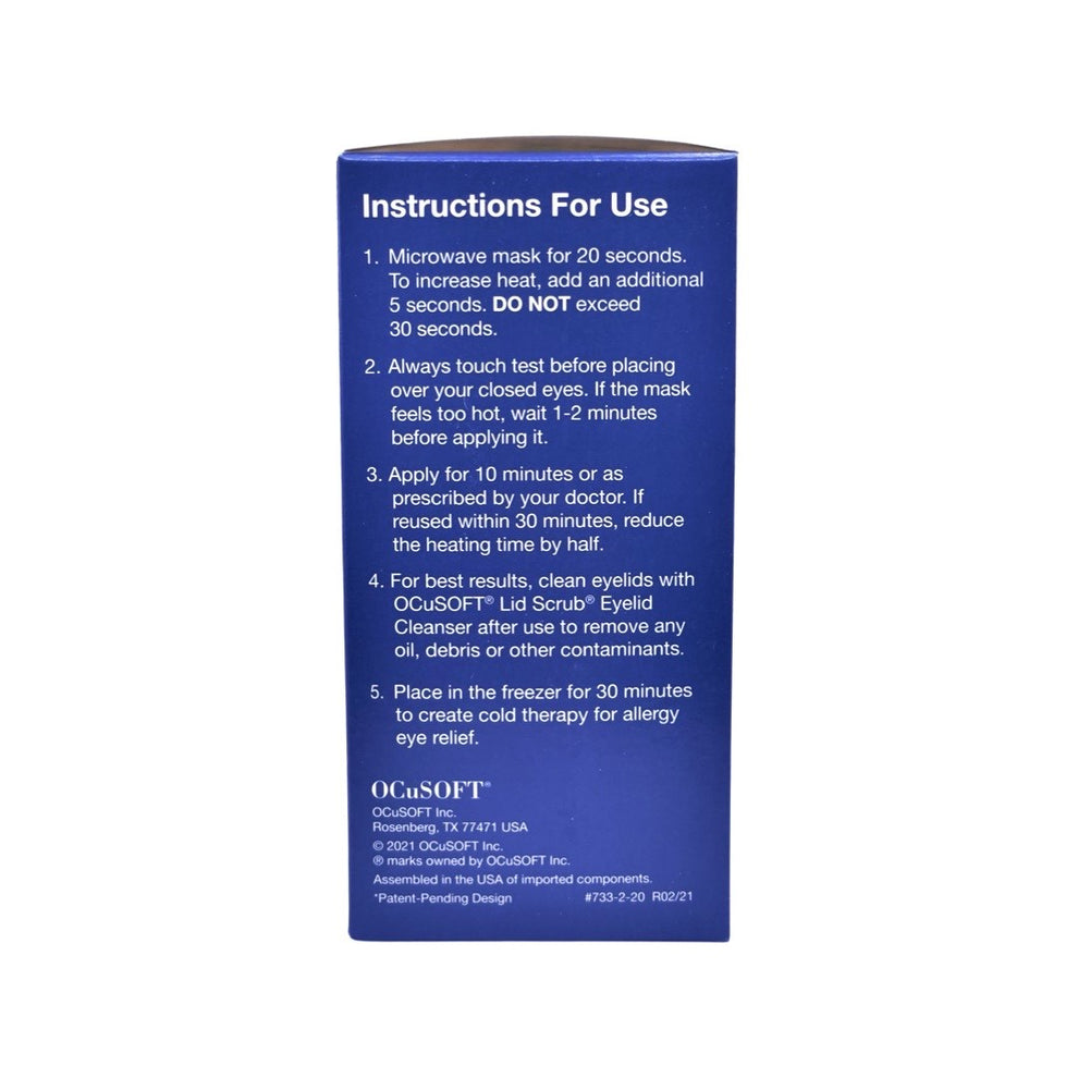 OCuSOFT Dry Eye Mask Bye Dry Eyes