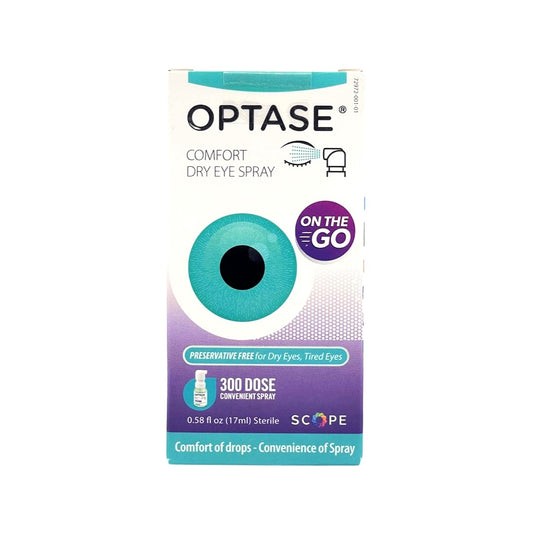 OPTASE Comfort Dry Eye Spray Preservative Free Artificial Tears